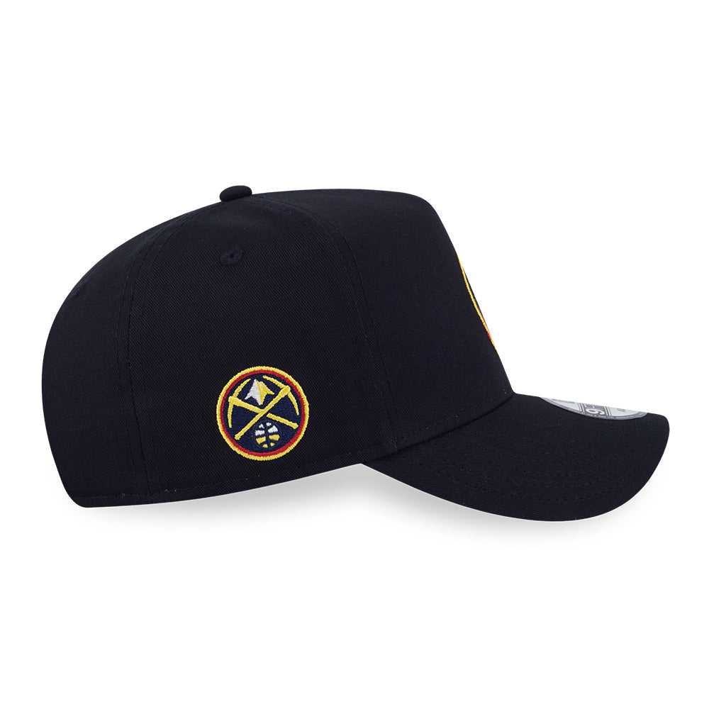 New Era Denver Nuggets NBA Doodles Black 9FORTY A-Frame Adjustable Cap