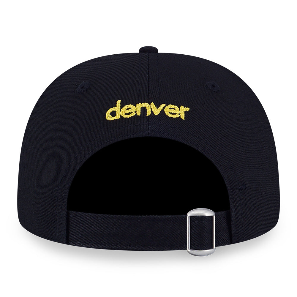 New Era Denver Nuggets NBA Doodles Black 9FORTY A-Frame Adjustable Cap