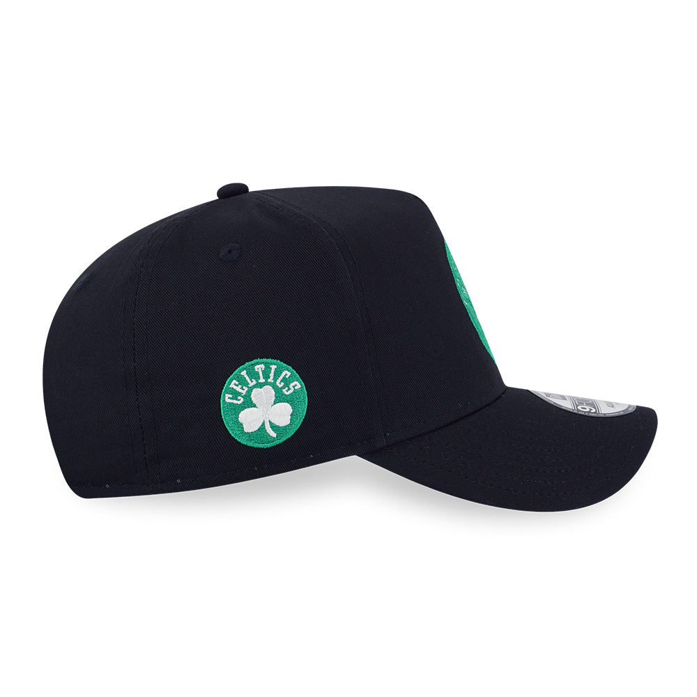 New Era Boston Celtics NBA Doodles Black 9FORTY A-Frame Adjustable Cap