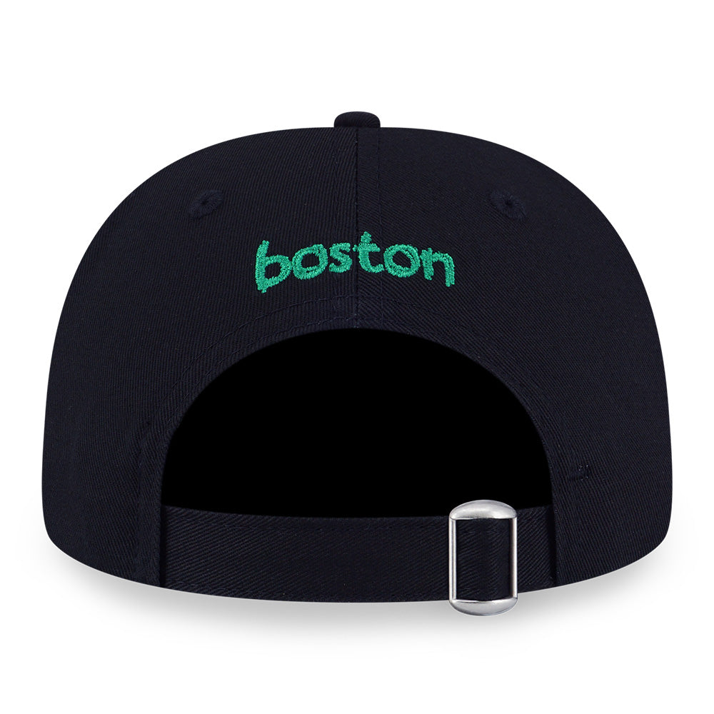 New Era Boston Celtics NBA Doodles Black 9FORTY A-Frame Adjustable Cap