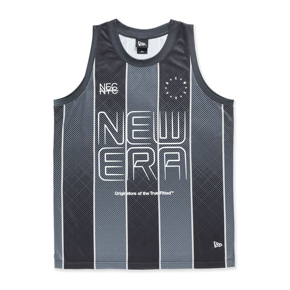 New Era Wordmark City Sport Black Basketball Jersey