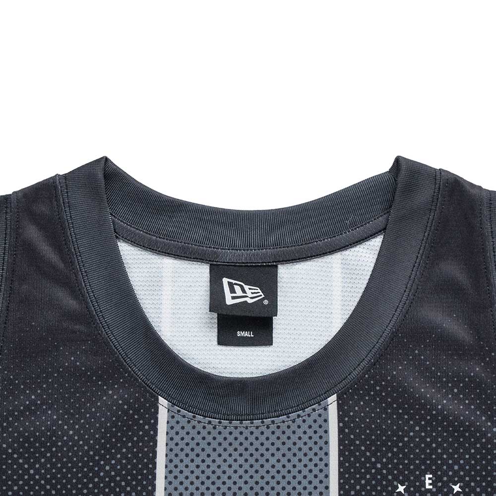 New Era Wordmark City Sport Black Basketball Jersey