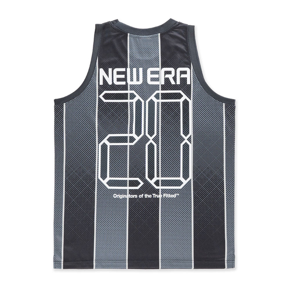 New Era Wordmark City Sport Black Basketball Jersey