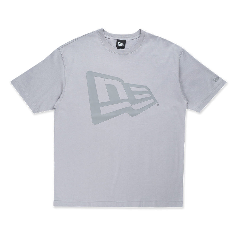 New Era Flag Premium Dolphine Grey Oversized Short Sleeve T-Shirt