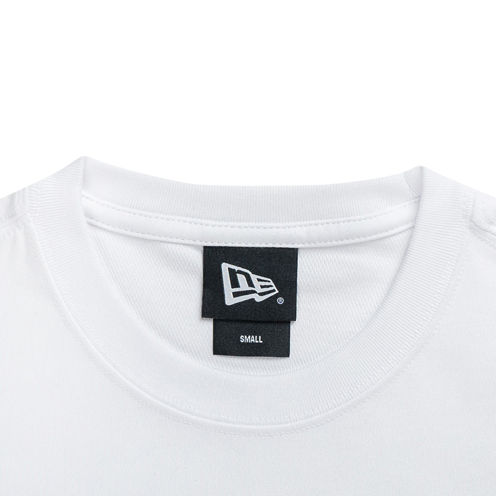 New Era Flag Flame White COOLERA Short Sleeve T-Shirt