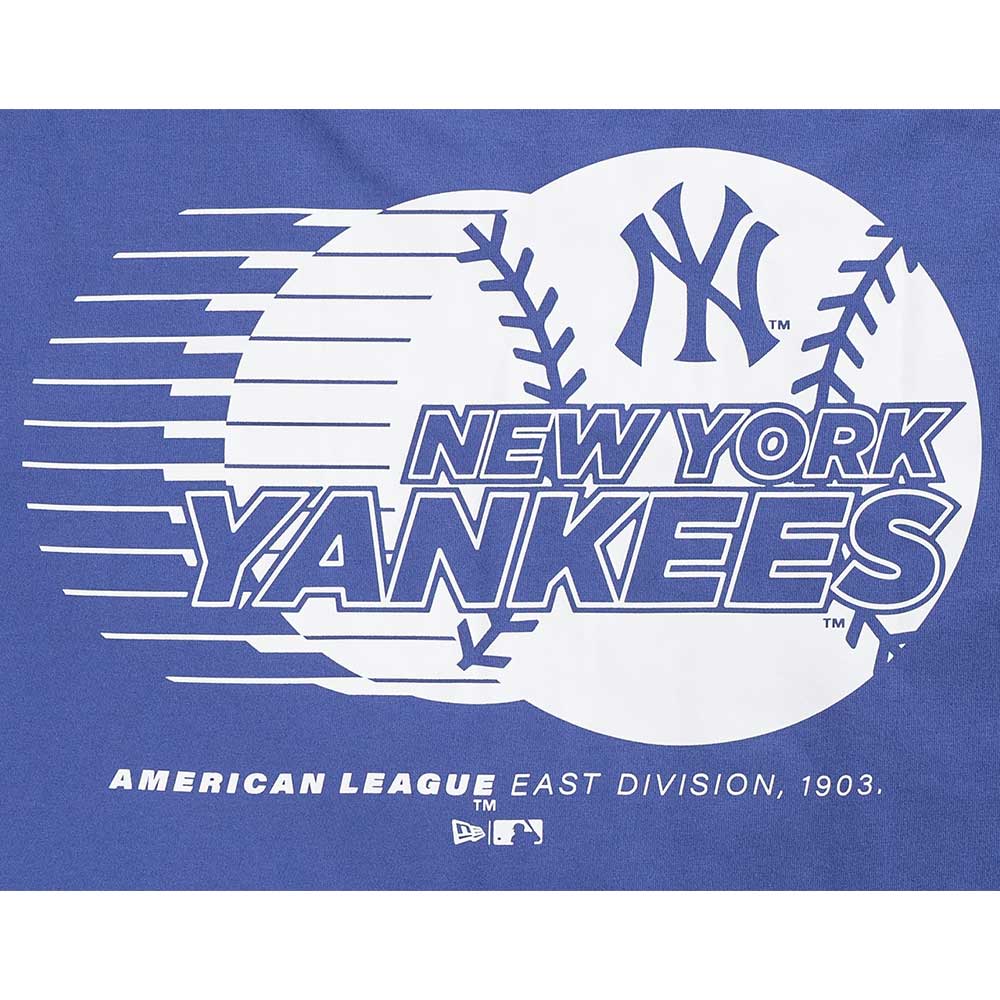 New Era New York Yankees MLB Seasonal Ink Purple COOLERA Short Sleeve T-Shirt