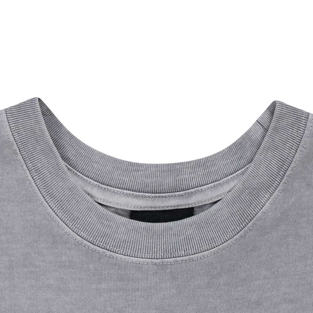 New Era Los Angeles Dodgers MLB League Washed Cotton Dolphine Grey Short Sleeve T-Shirt