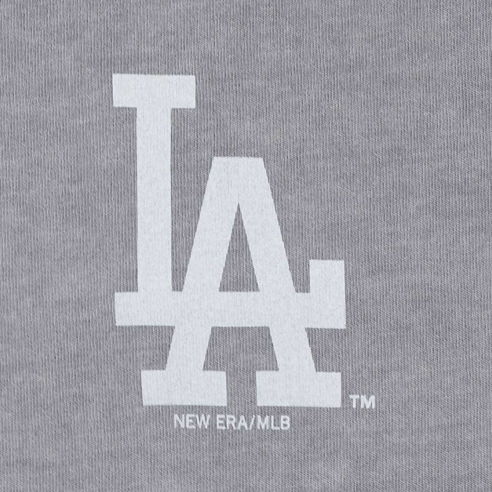 New Era Los Angeles Dodgers MLB League Washed Cotton Dolphine Grey Short Sleeve T-Shirt