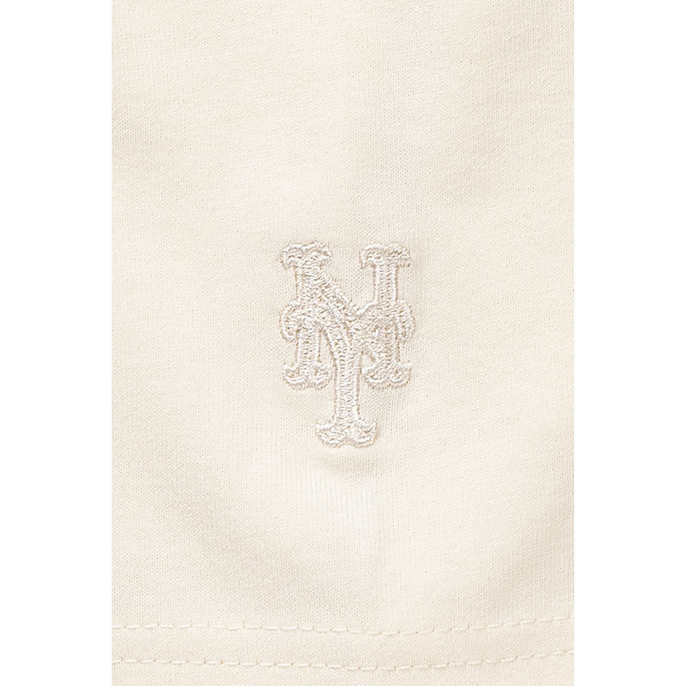 New Era New York Mets MLB Floral Chrome White Women Short Sleeve T-Shirt