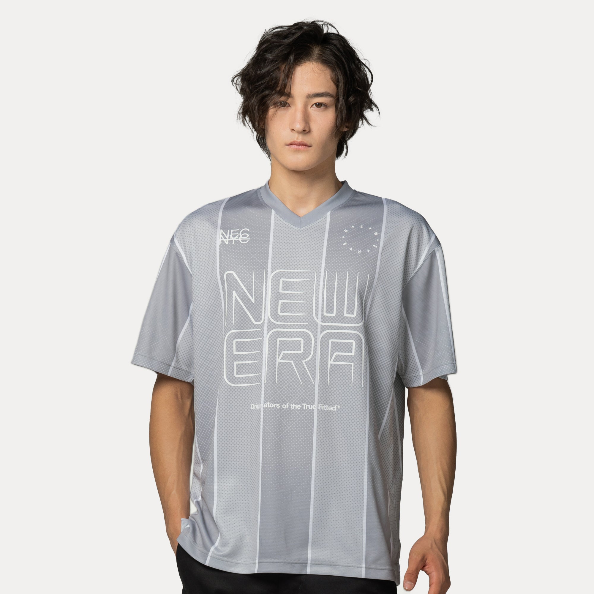 New Era Wordmark City Sport Dolphine Grey Soccer Jersey