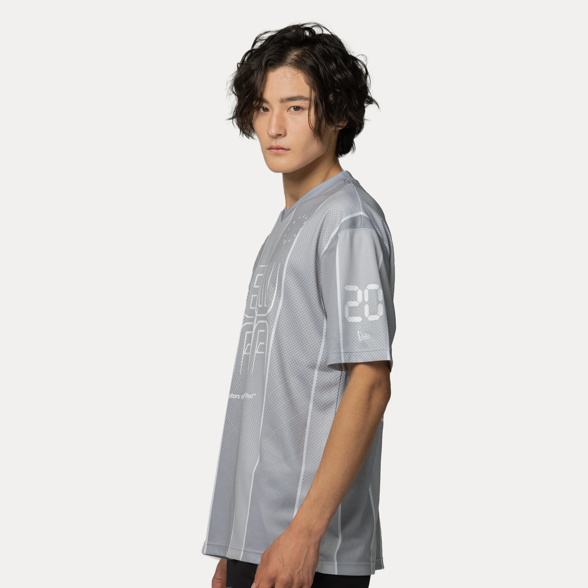 New Era Wordmark City Sport Dolphine Grey Soccer Jersey