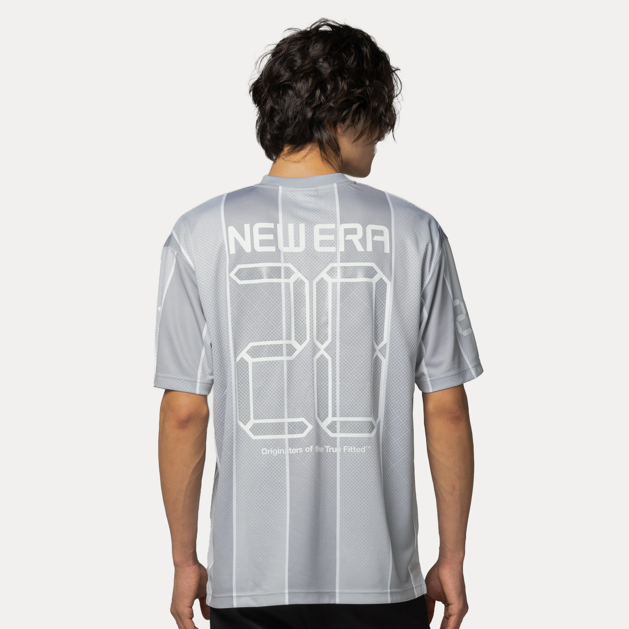New Era Wordmark City Sport Dolphine Grey Soccer Jersey