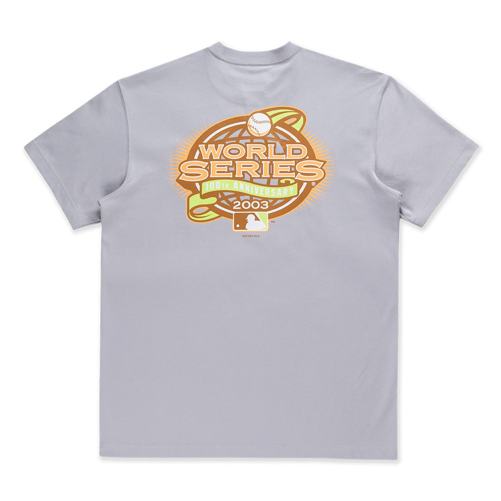 New Era New York Yankees MLB 5950 Pack Wooden Dolphine Grey COOLERA Short Sleeve T-Shirt