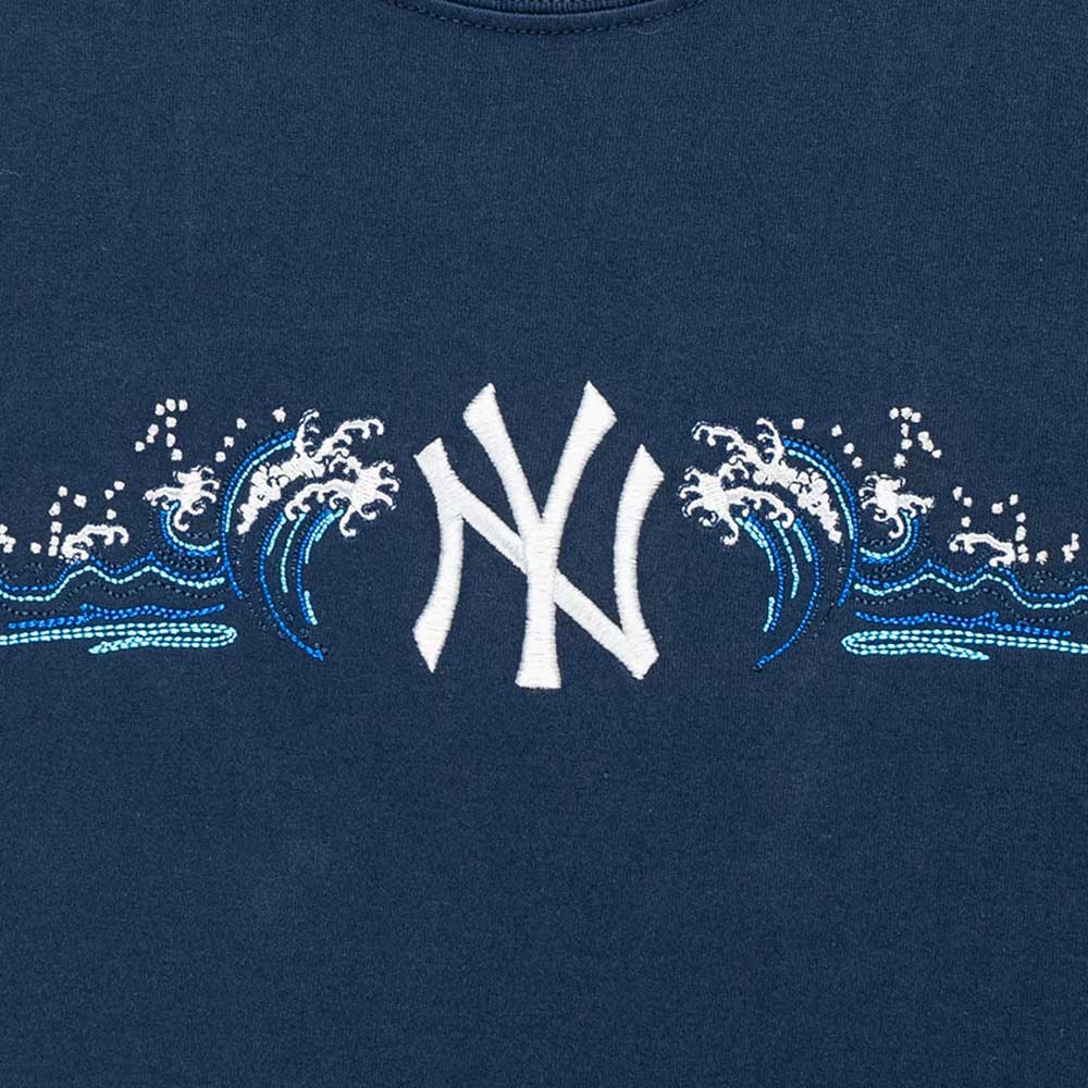 New Era New York Yankees 5950 Pack Tonal Wave Oceanside Blue COOLERA Short Sleeve T-Shirt
