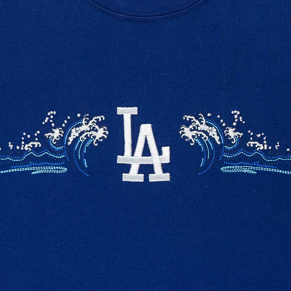 New Era Los Angeles Dodgers 5950 Pack Tonal Wave Dark Royal COOLERA Short Sleeve T-Shirt