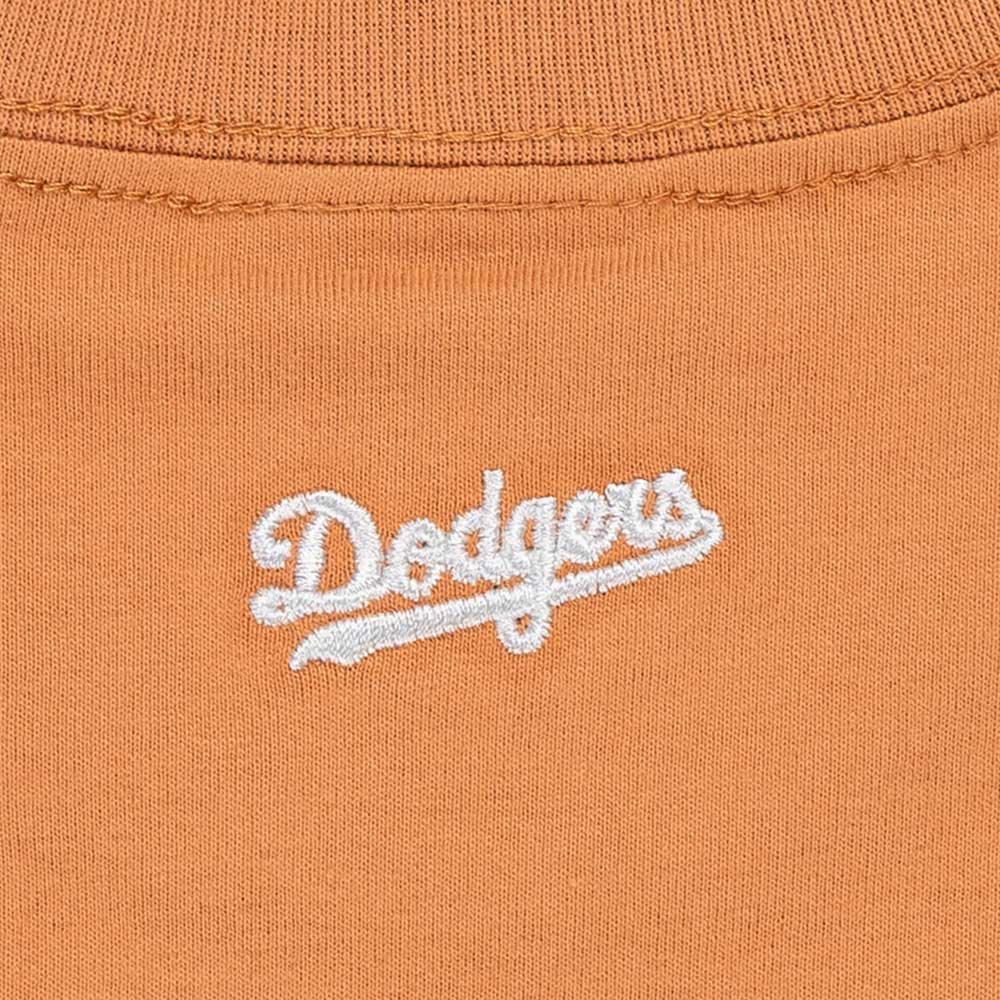 New Era Los Angeles Dodgers MLB Chain Stitching Deep Sand COOLERA Short Sleeve T-shirt