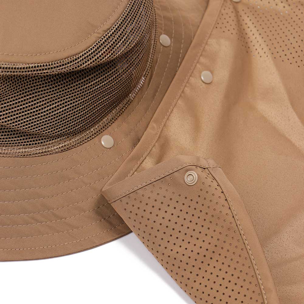 New Era Outdoor Surf Khaki Sunshade Adventure Bucket Hat