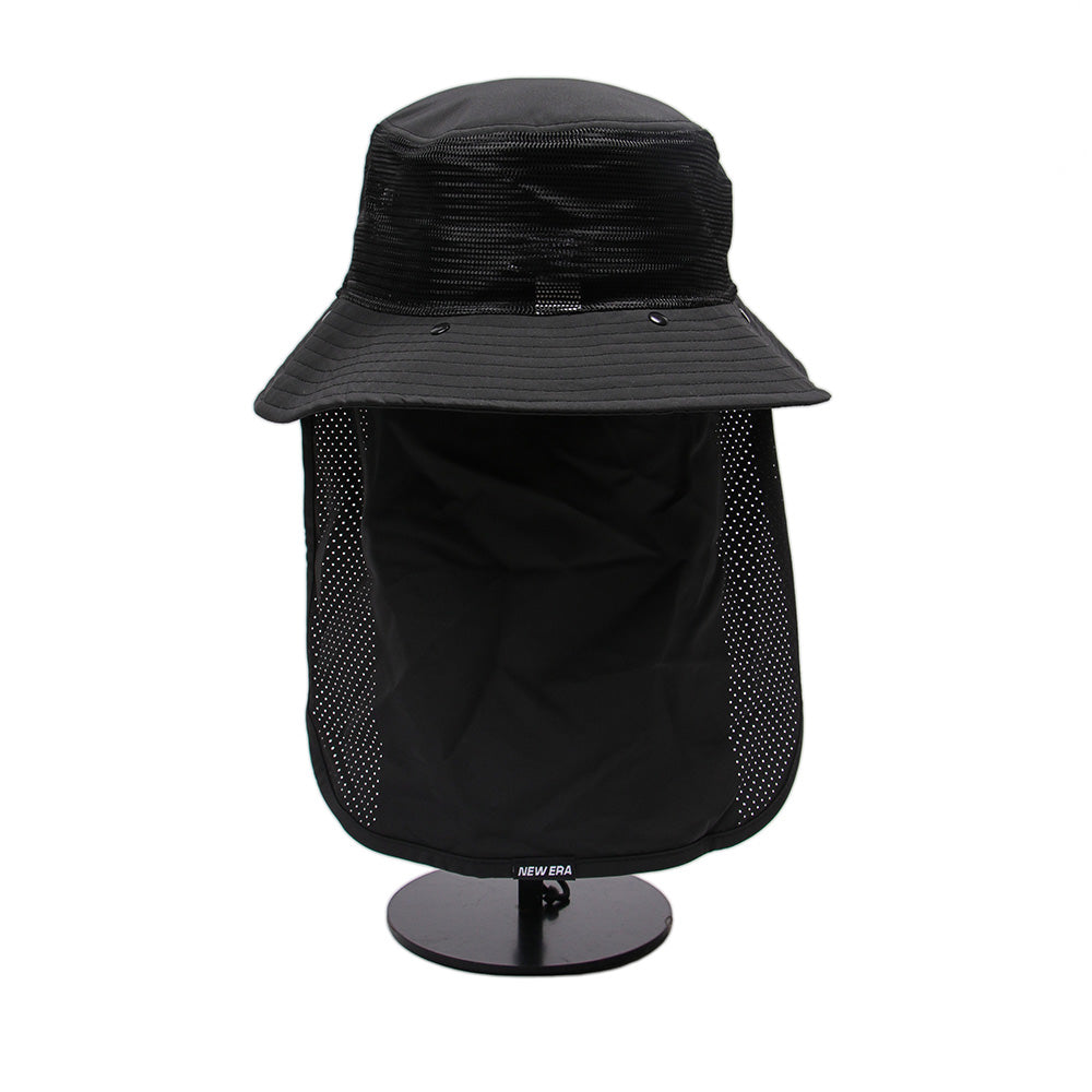 New Era Outdoor Surf Black Sunshade Adventure Bucket Hat