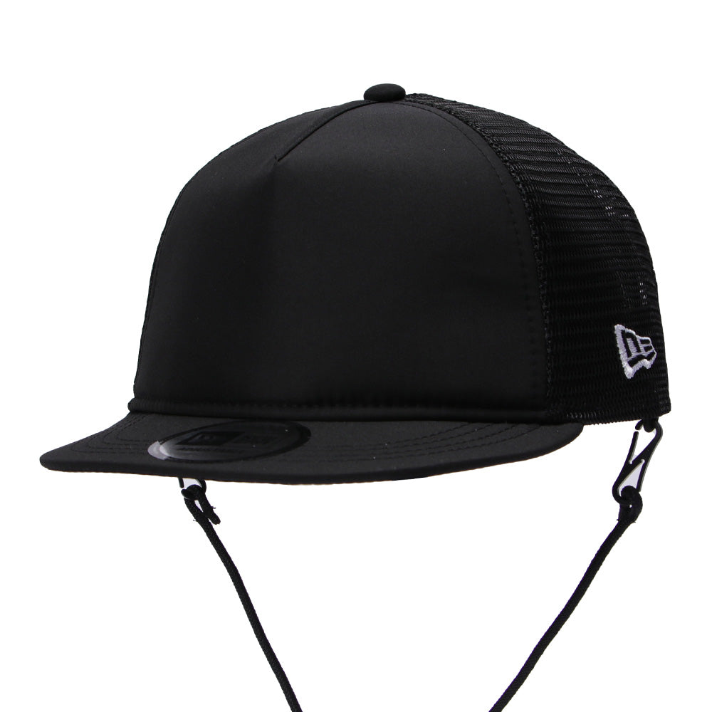 New Era Outdoor Surf Black 9FORTY A-Frame Trucker Snapback Cap