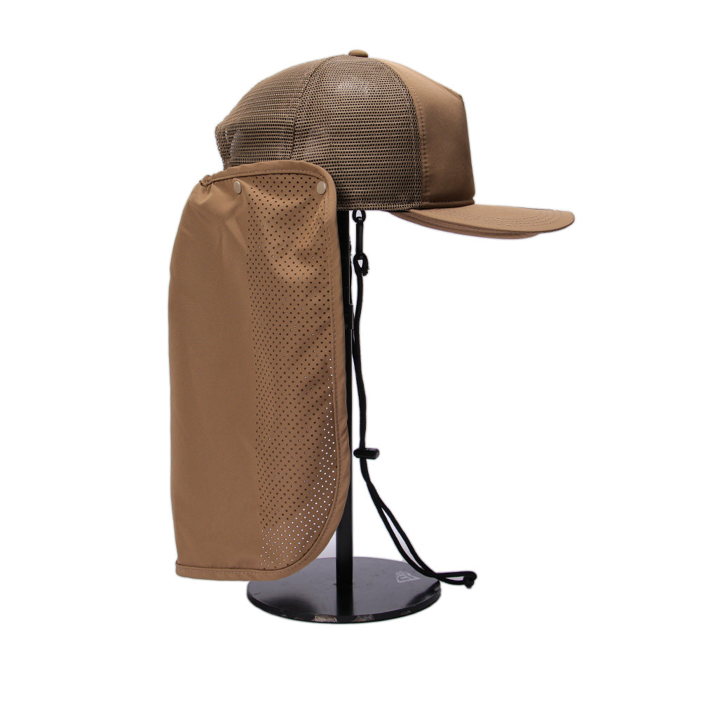 New Era Outdoor Surf Khaki Sunshade 9FORTY A-Frame Trucker Snapback Cap
