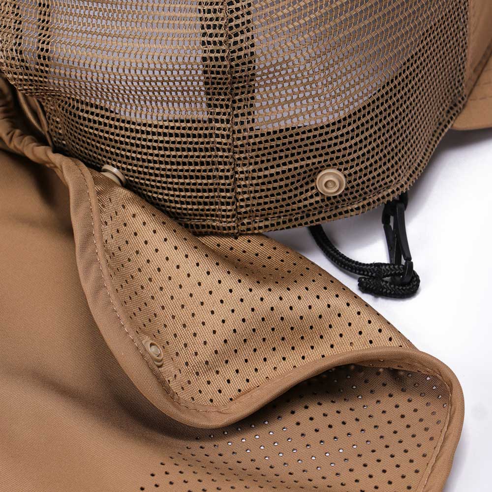 New Era Outdoor Surf Khaki Sunshade 9FORTY A-Frame Trucker Snapback Cap