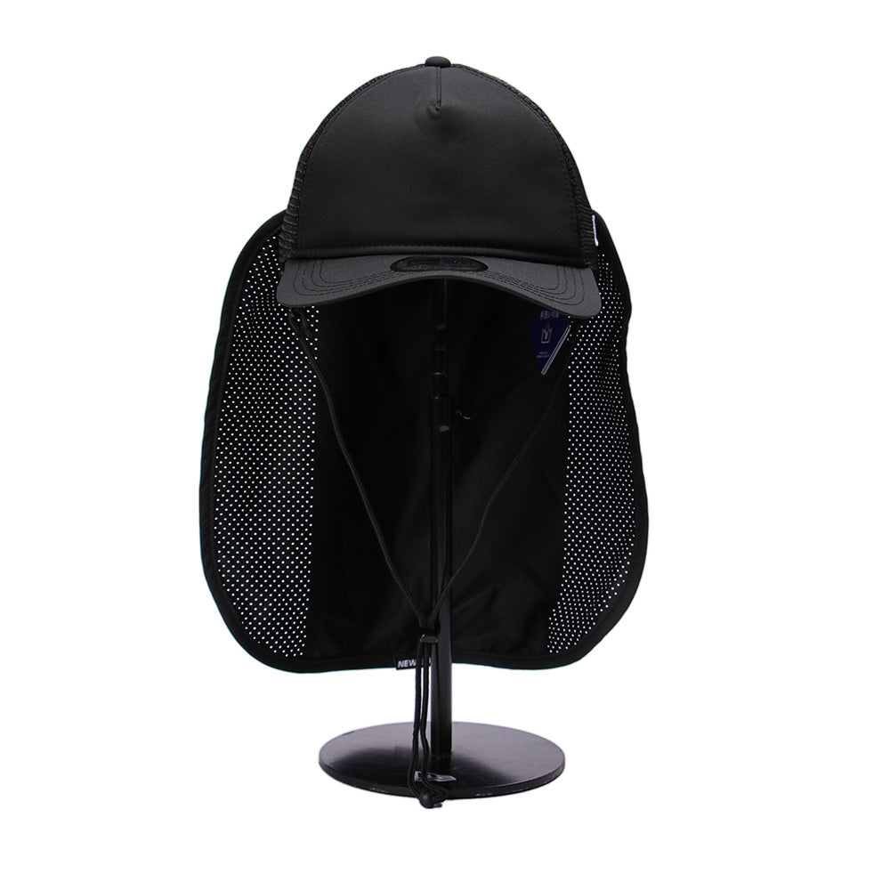 New Era Outdoor Surf Black Sunshade 9FORTY A-Frame Trucker Snapback Cap