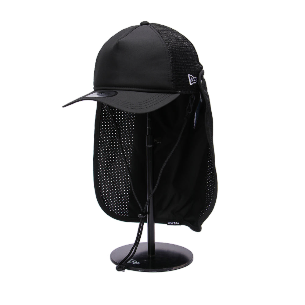 New Era Outdoor Surf Black Sunshade 9FORTY A-Frame Trucker Snapback Cap