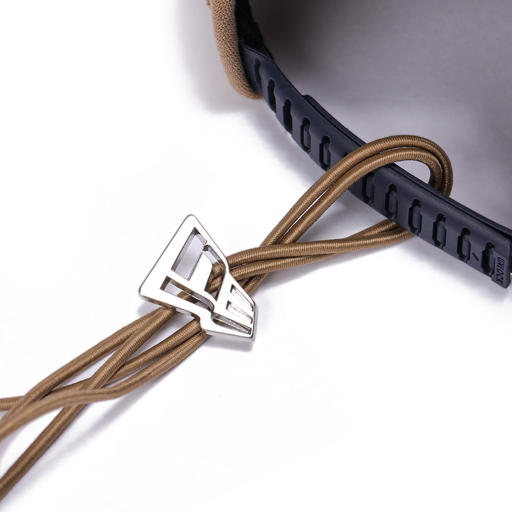 New Era Golf Women Open Back Khaki Long Visor 9FORTY Adjustable Cap