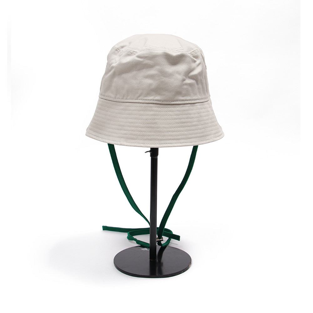 New Era Cord Strap White Bucket Hat