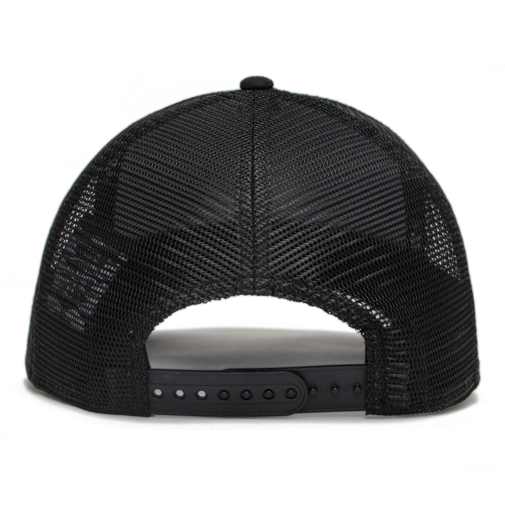 New Era Cap Logo Black 9FORTY A-Frame Trucker Snapback Cap