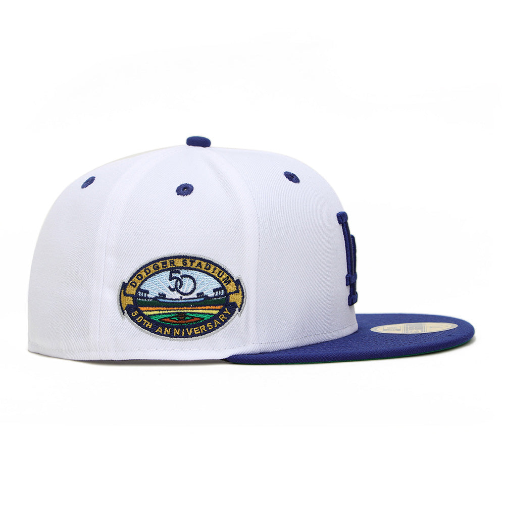 New Era Los Angeles Dodgers 5950 Pack Dodgers White Royal Blue 59FIFTY Fitted Cap