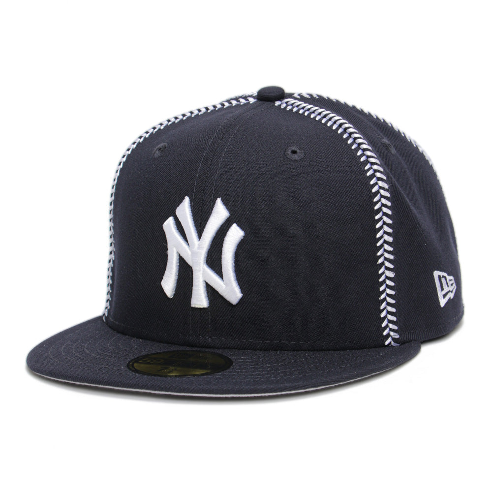 New Era New York Yankees MLB Ball Stitch Navy 59FIFTY Fitted Cap
