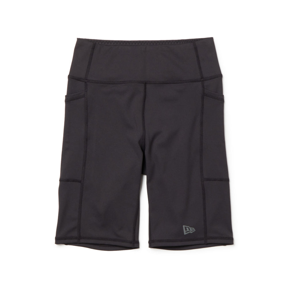 New Era Flag Womens Performance Black Short Leggings