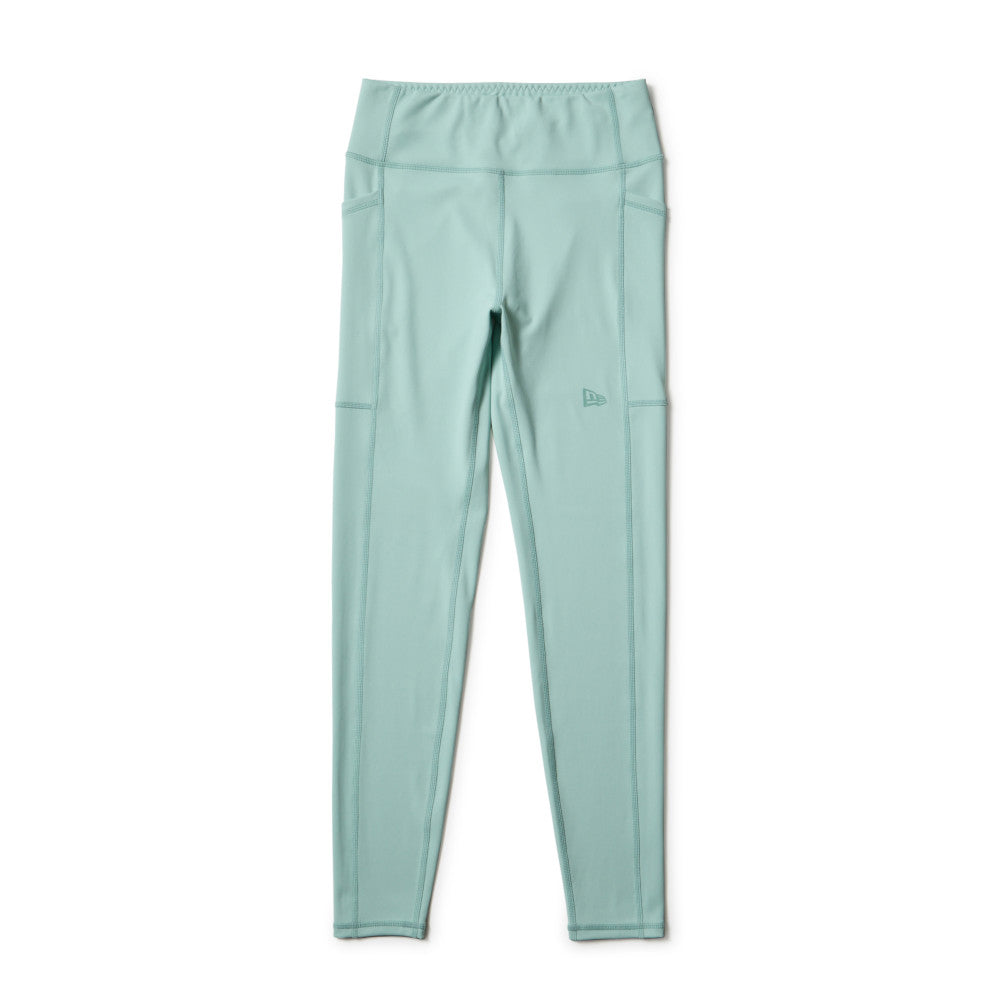 New Era Flag Womens Performance Blue Green Leggings