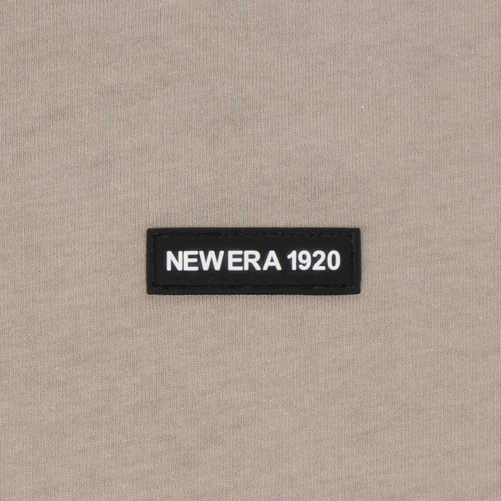 New Era Wordmark 1920 Zoom Up Logo Beige Oversized Short Sleeve T-Shirt