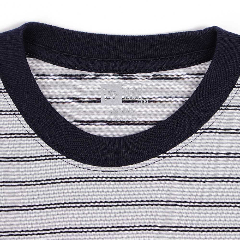 New Era Micro Border Navy Short Sleeve T-Shirt