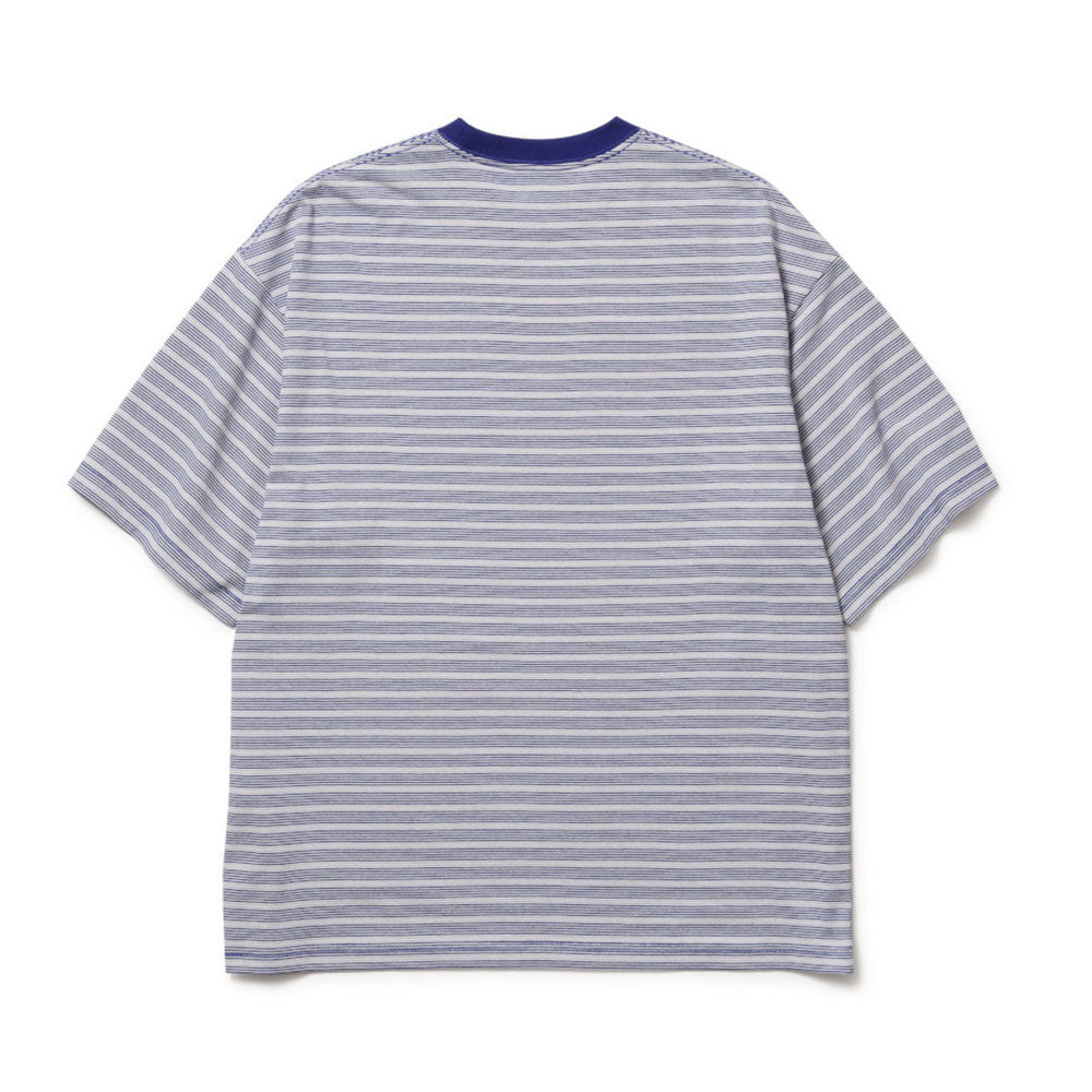 New Era Micro Border Dark Royal Short Sleeve T-Shirt