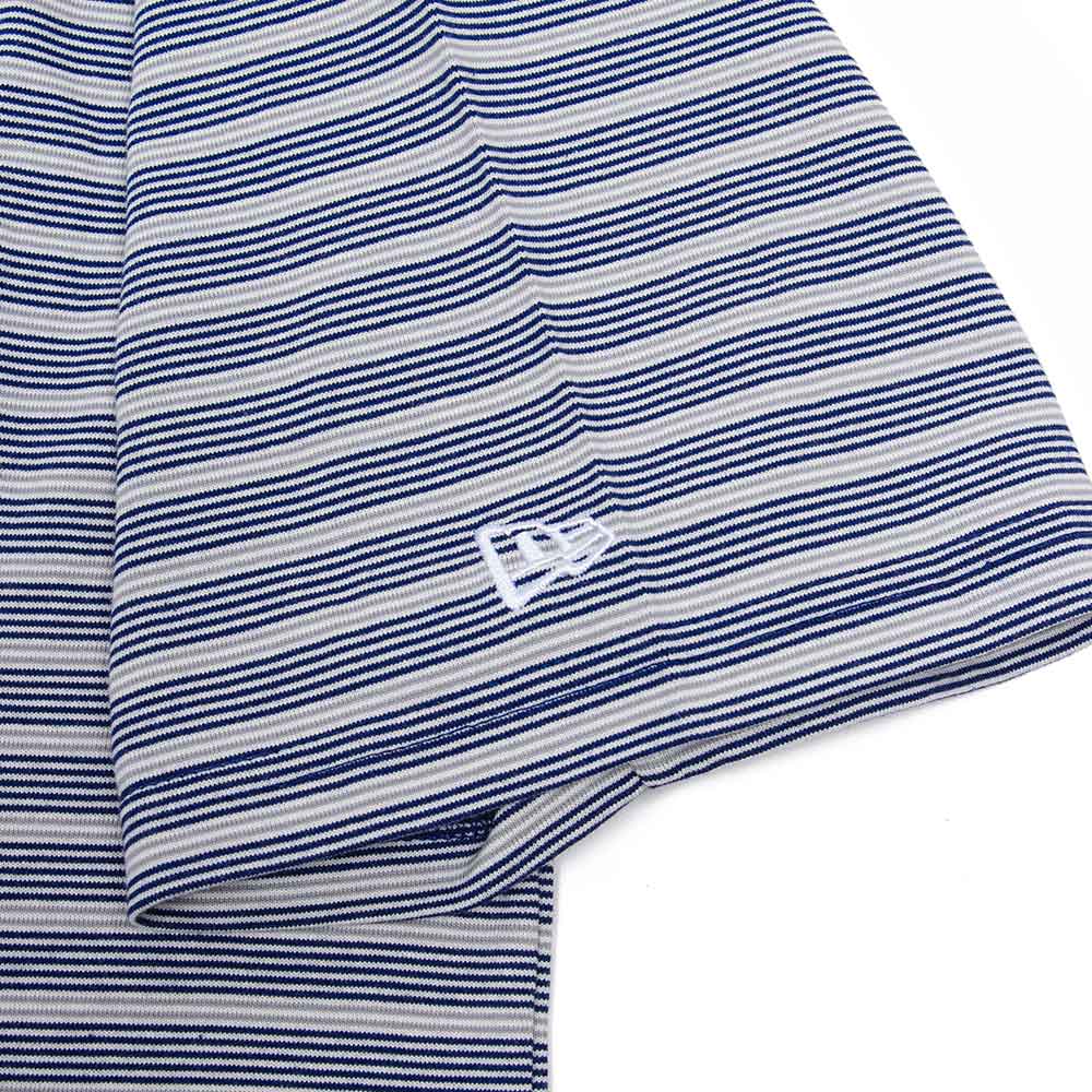 New Era Micro Border Dark Royal Short Sleeve T-Shirt