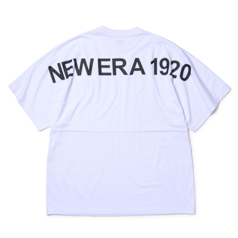 New Era Wordmark 1920 White Oversized Short Sleeve T-Shirt
