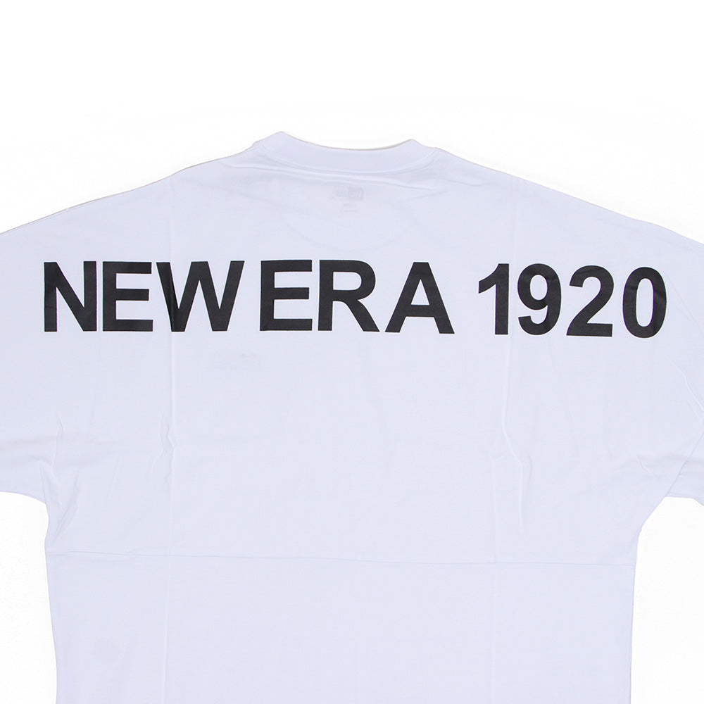 New Era Wordmark 1920 White Oversized Short Sleeve T-Shirt