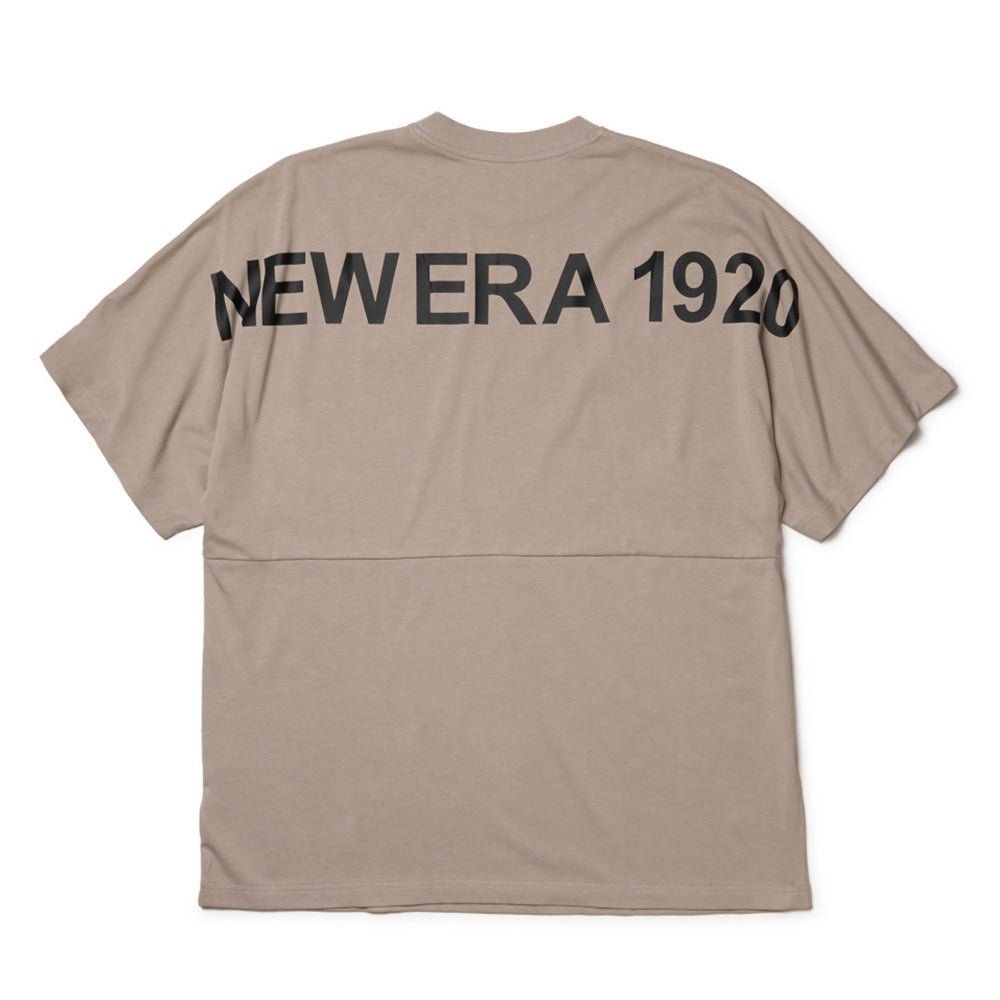 New Era Wordmark 1920 Khaki Oversized Short Sleeve T-Shirt