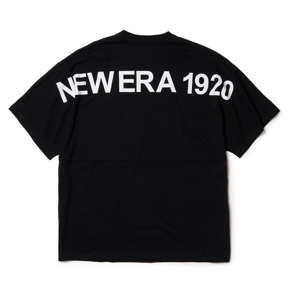 New Era Wordmark 1920 Black Oversized Short Sleeve T-Shirt