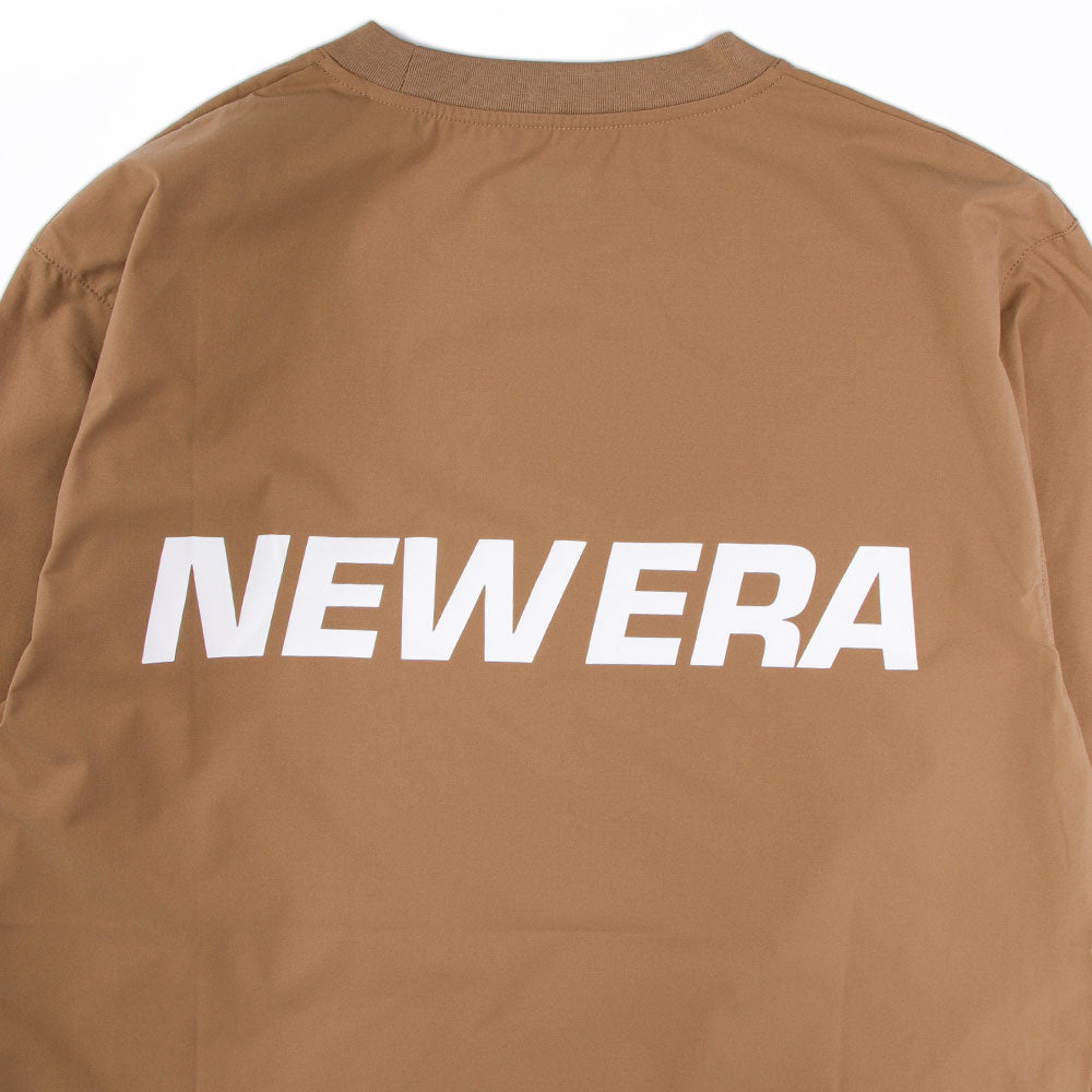 New Era Wordmark Outdoor Utility DRYERA Khaki Long Sleeve T-Shirt