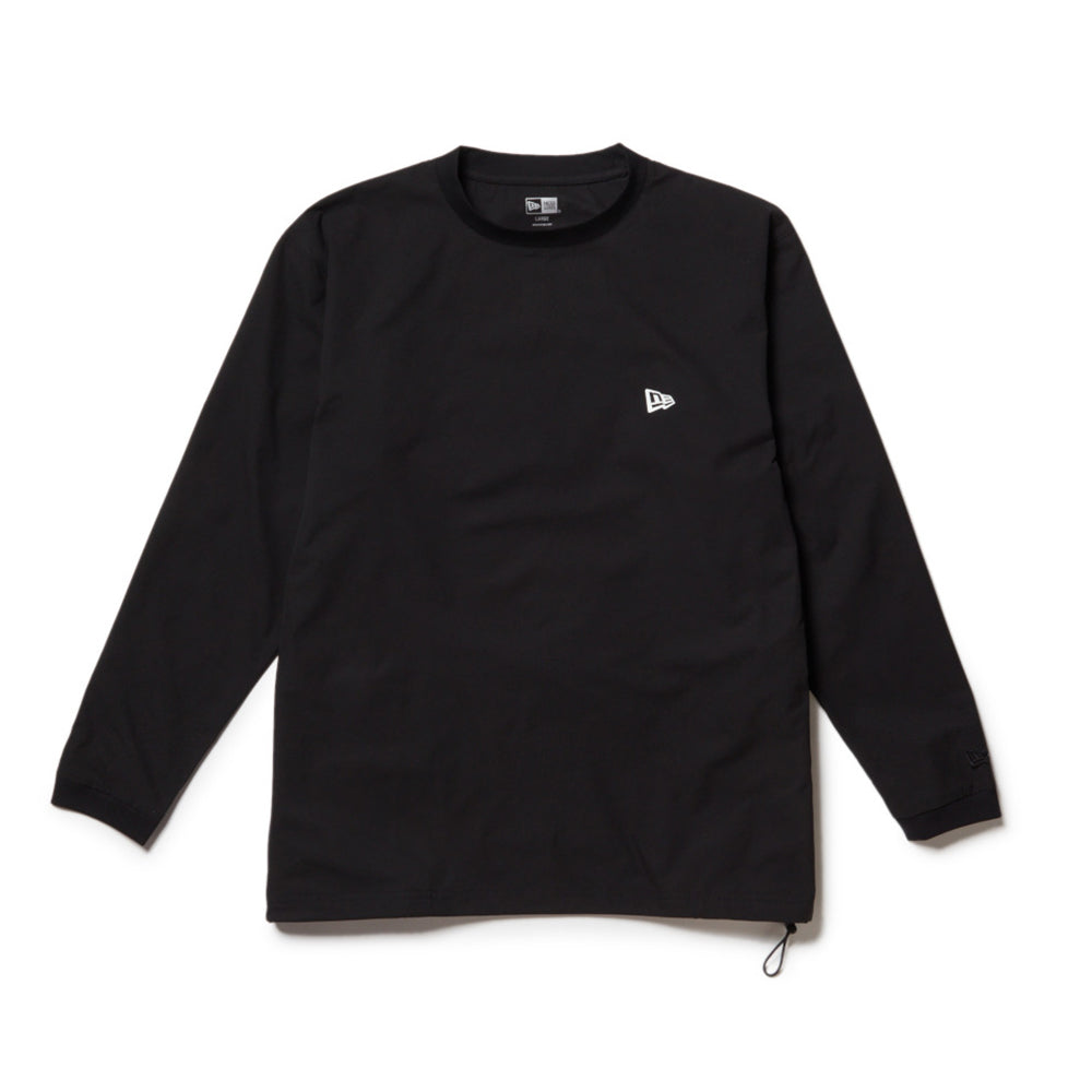 New Era Wordmark Outdoor Utility DRYERA Black Long Sleeve T-Shirt