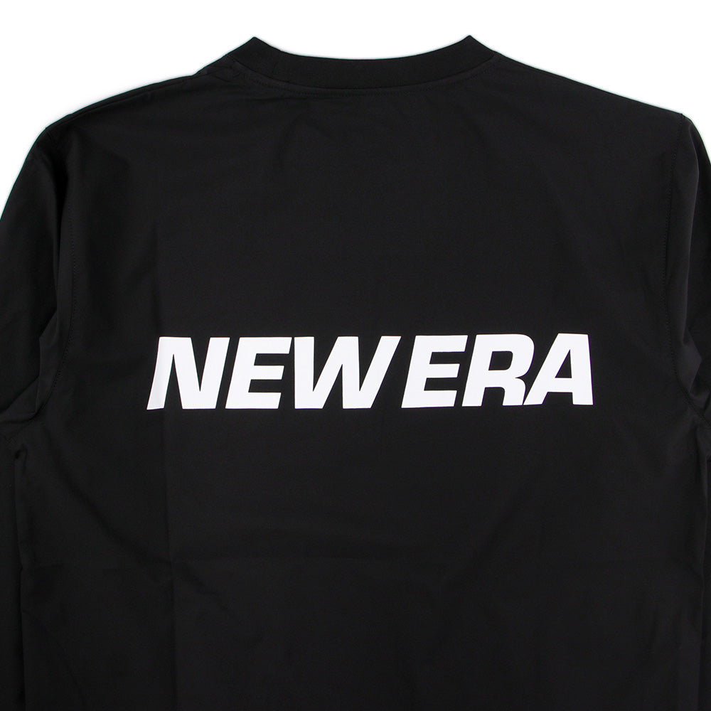 New Era Wordmark Outdoor Utility DRYERA Black Long Sleeve T-Shirt