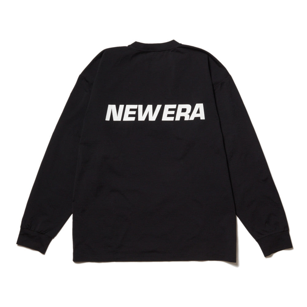 New Era Wordmark Outdoor Utility Black Long Sleeve T-Shirt