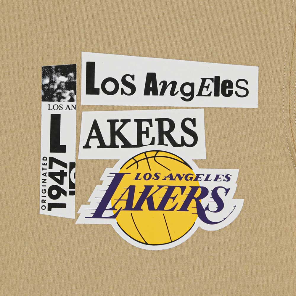 New Era Los Angeles Dodgers NBA Collage Vegas Gold COOLERA Short Sleeve T-Shirt
