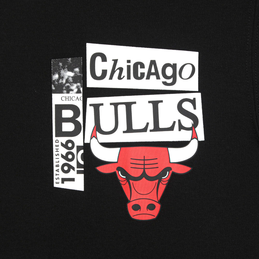 New Era Chicago Bulls NBA Collage Black COOLERA Short Sleeve T-Shirt