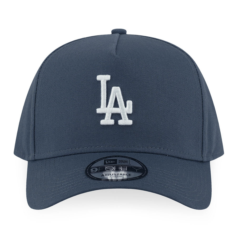 New Era Los Angeles Dodgers Color Era FW25 Muted Indigo 9FORTY A-Frame Adjustable Cap