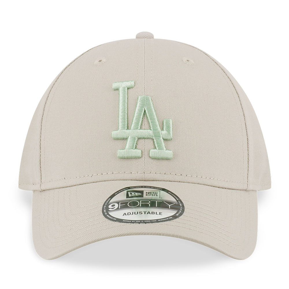 New Era Los Angeles Dodgers Color Era FW25 Stone Green 9FORTY Adjustable Cap